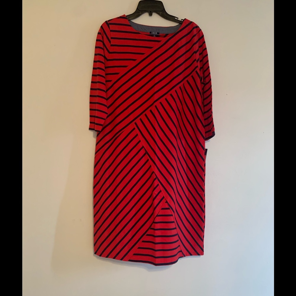 Izod Women's 3/4 Sleeve Dress Cotton Jersey